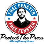 Free Fenster - Protect the Press logo - Design by Robbie Biederman