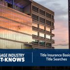 Title Insurance Basics: Title Searches