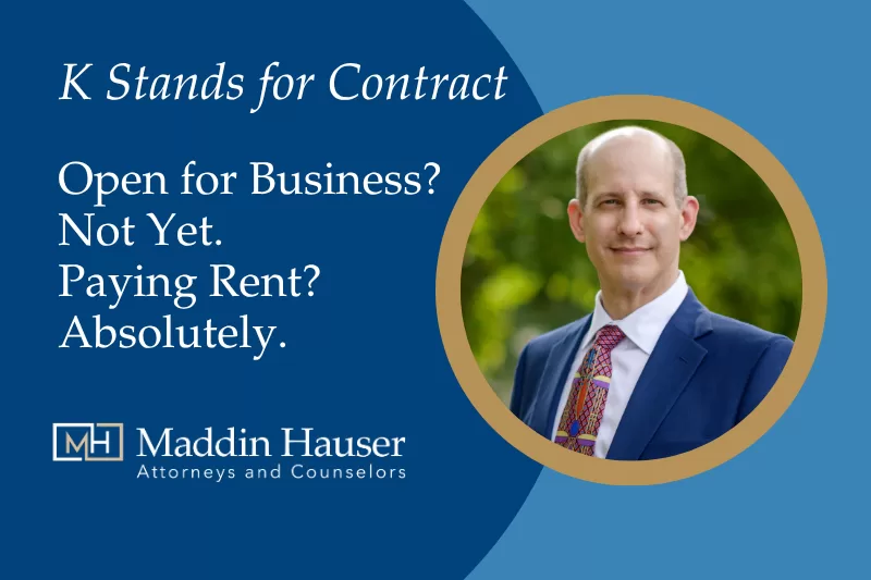 Featured image for video entitled "Open for Business? Not Yet. Paying Rent? Absolutely."